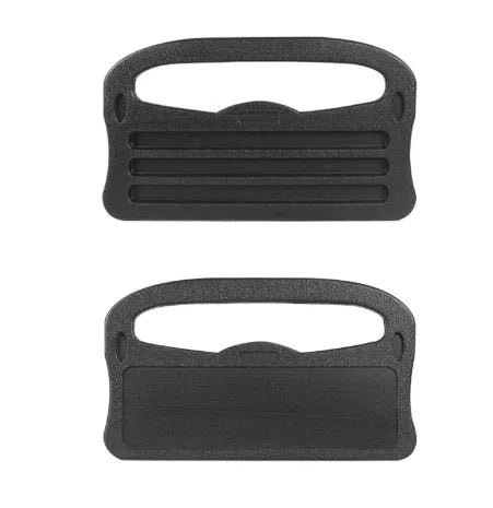 Black HDPE car steering wheel tray large size 42x28cm on a car steering wheel