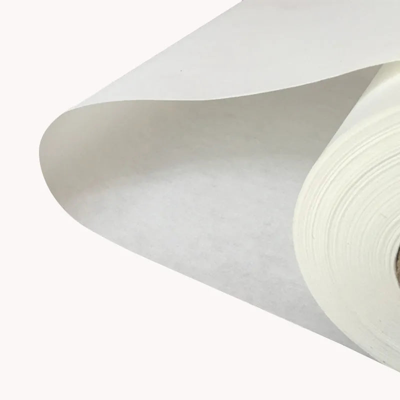Roll of microjet printable coated rice paper for ancient painting reproduction, 50m length, multiple widths
