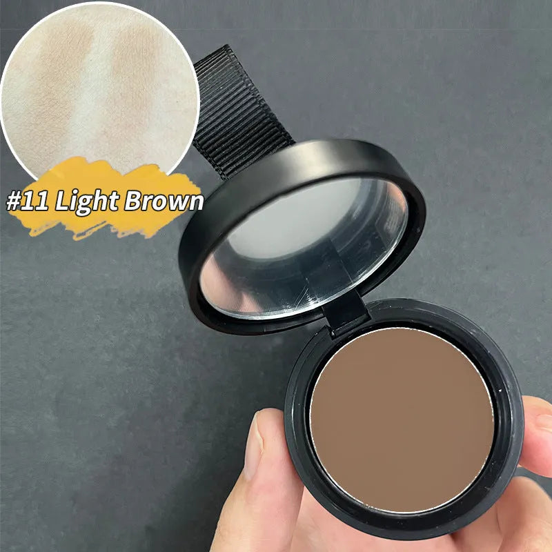 Hairline powder cosmetic product with 14 colour classifications for shadow repair and skin colour improvement
