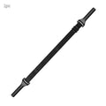 Black adjustable glasses cord strap with silicone earpiece ends shown on spectacles