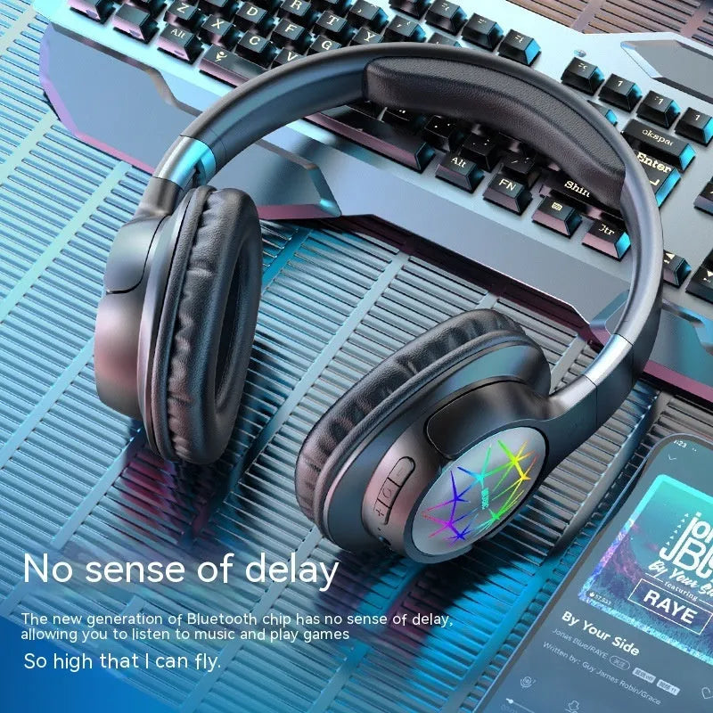 Wireless Bluetooth stereo over-ear gaming headset with noise reduction, 10m range, available in five colours