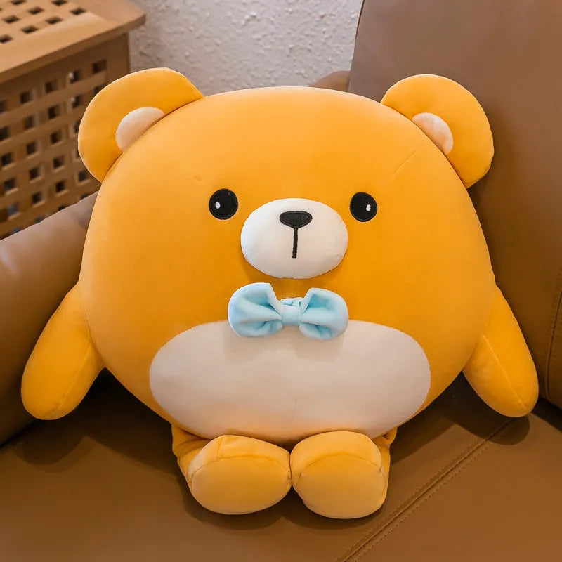 Cute baby bear pillow plush toy in Little Bear colour, soft stuffed animal, 30cm height