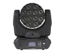 144W LED moving head beam wash light with DMX 9/16 channel control and full-colour 12 x 12W LED source