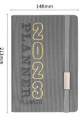 Creative student almanac schedule calendar diary with imitation leather cover