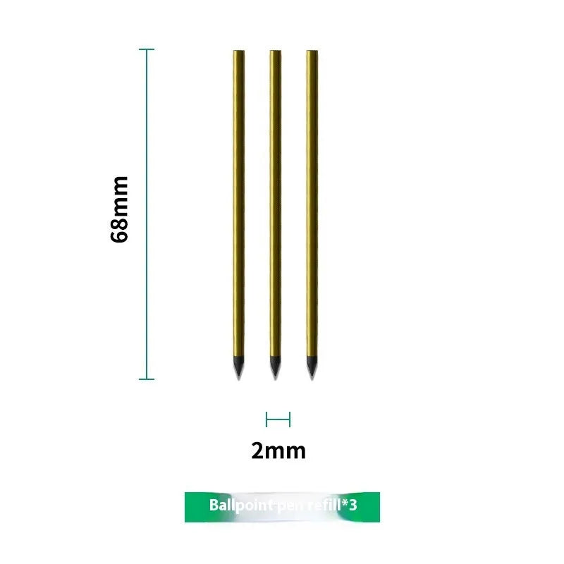 Loose spiral notebook filling paper refill pack with Zodiac Forest paper and metal-core pen refills
