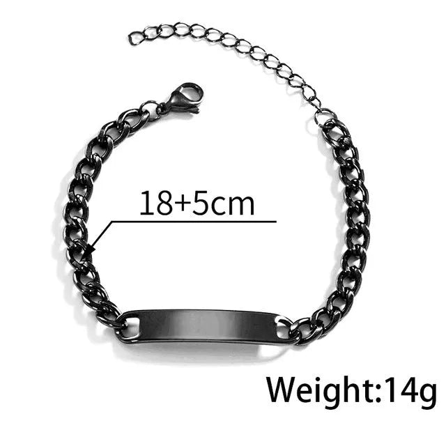 Custom stainless steel photo necklace with engraved eye design, geometric shape, and electroplating finish in a range of colours