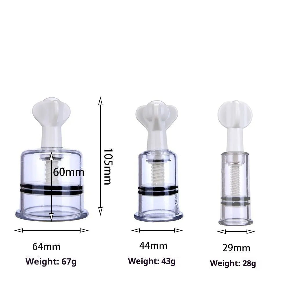 Supplies Toys Mei Mei Teaser Suction Nipple Stimulation Breast Pump in ABS plastic with three size options