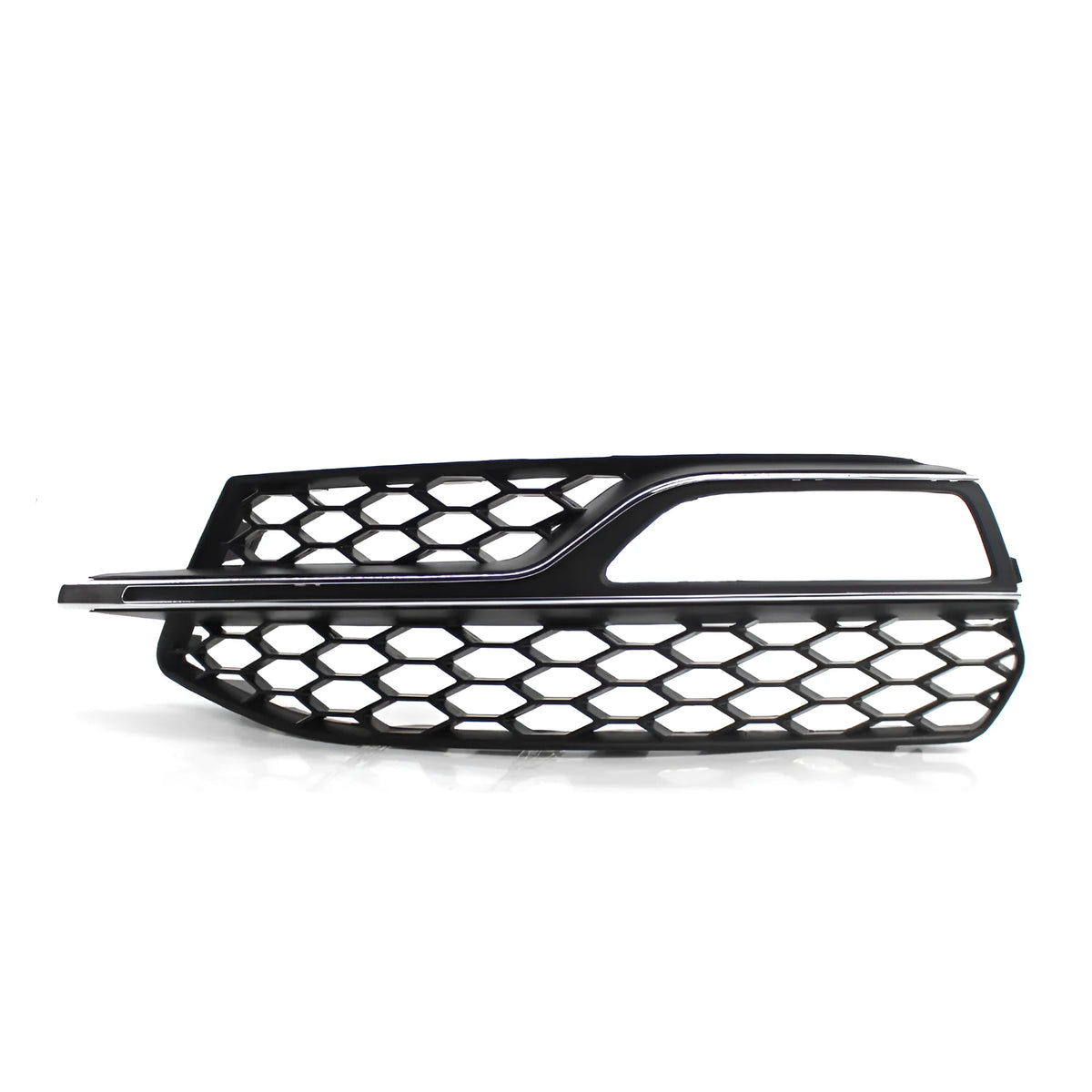 Electroplated ABS fog lamp grille for Audi A3 Sport S3 2013-2016 black left opaque option