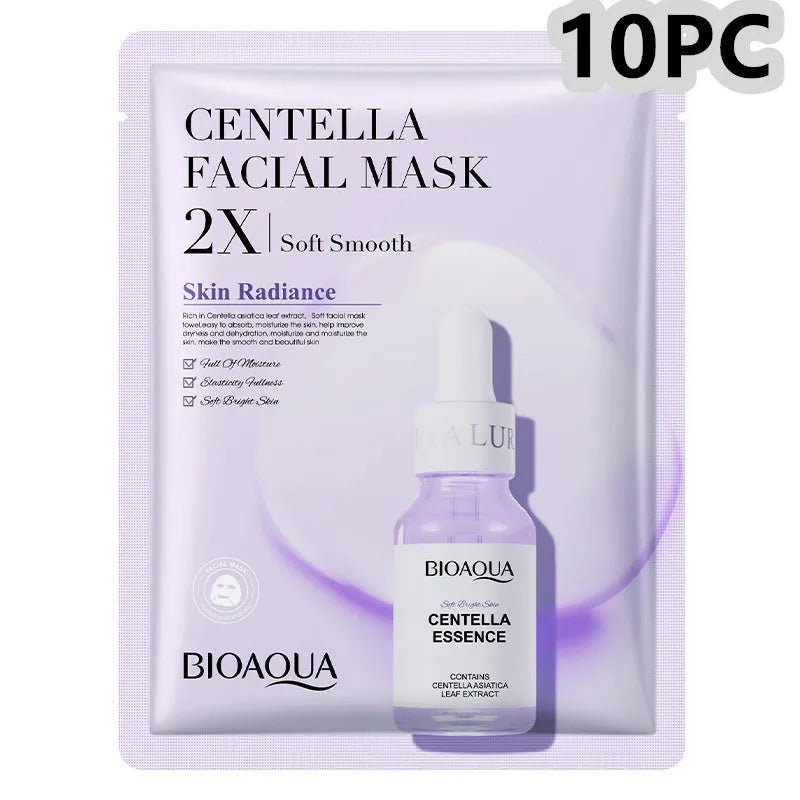 Collagen face mask sheet with hyaluronic acid gel formula in 30g pack