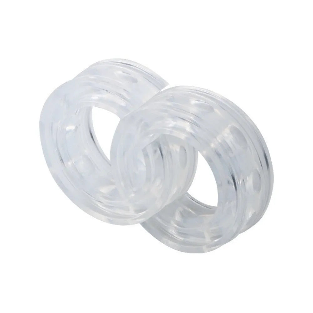 Transparent rubber spring shock absorbers for car suspension damping in six available sizes