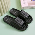 Unisex EVA waterproof non-slip flip-flop home slippers for bathroom use, available in six colours