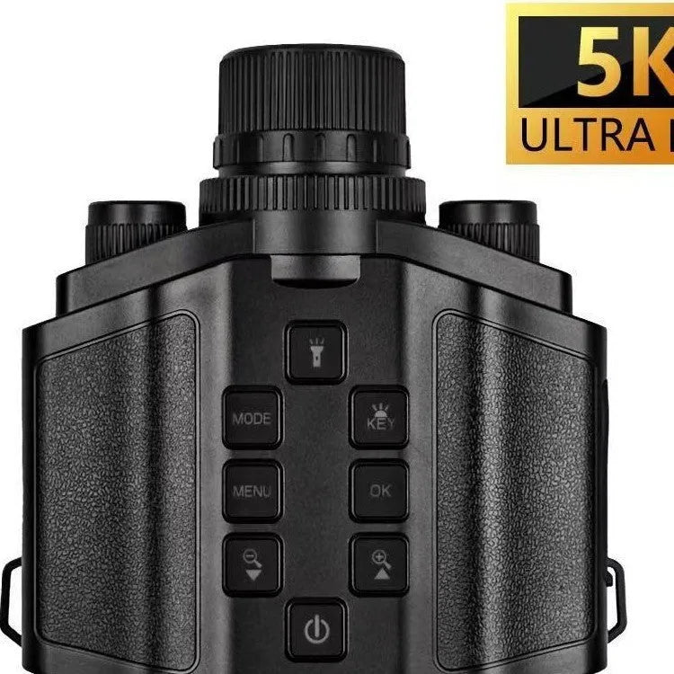 Infrared night vision binocular 5K HD 8x zoom telescope 400g with 25mm lens, 200-300M range