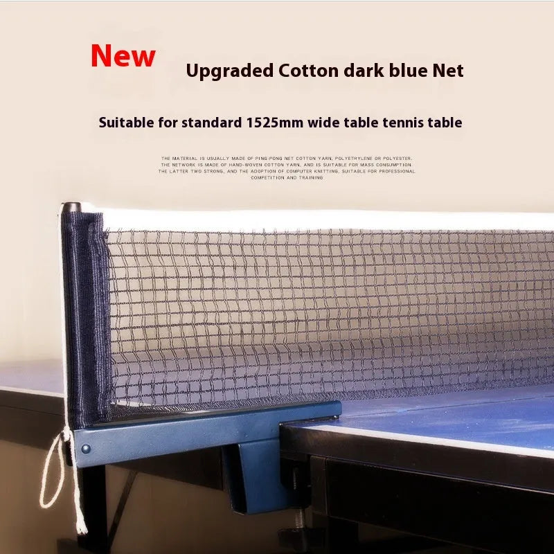Table tennis post with large universal clip for indoor open grid table mounting