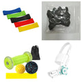 5-piece latex thumb stretch brace set, each band 16 x 2 cm, adult hand-muscle developer for fitness and music practice