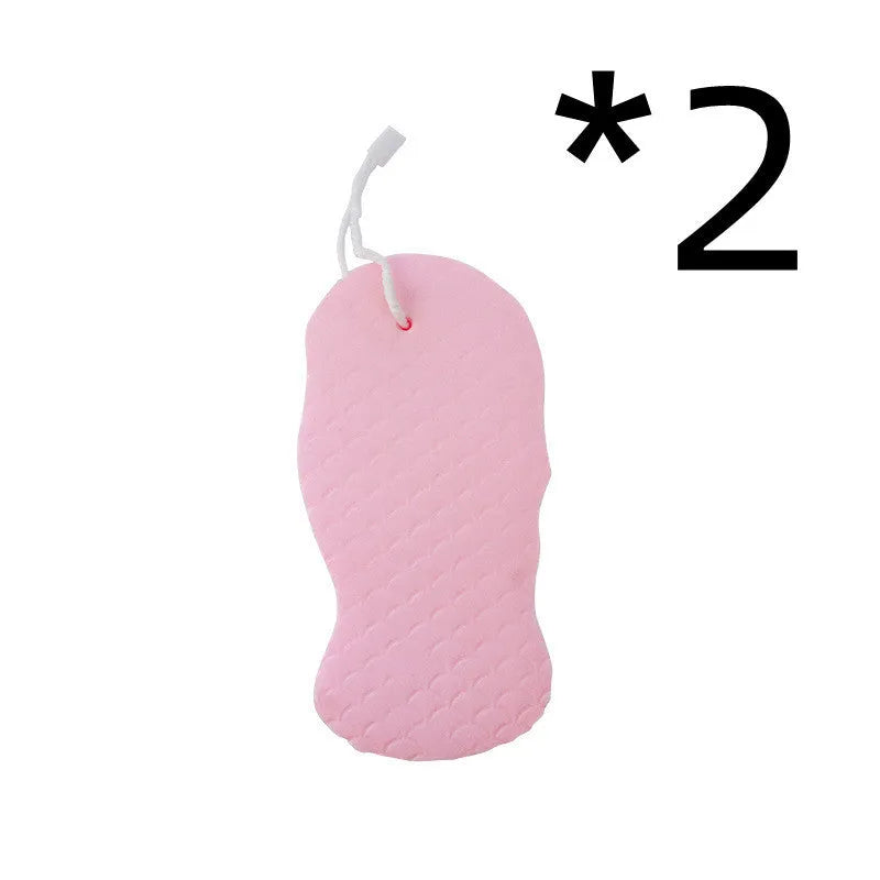 3D fish scale body rubbing sponge in pink, soft exfoliating bath ball for shower