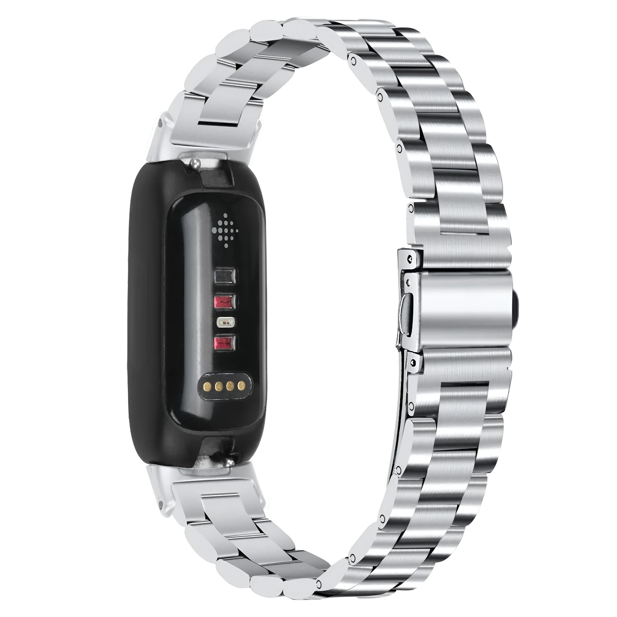 Huawei Inspire 3 stainless steel Milanese loop watch strap with magnetic clasp in multiple metallic colours