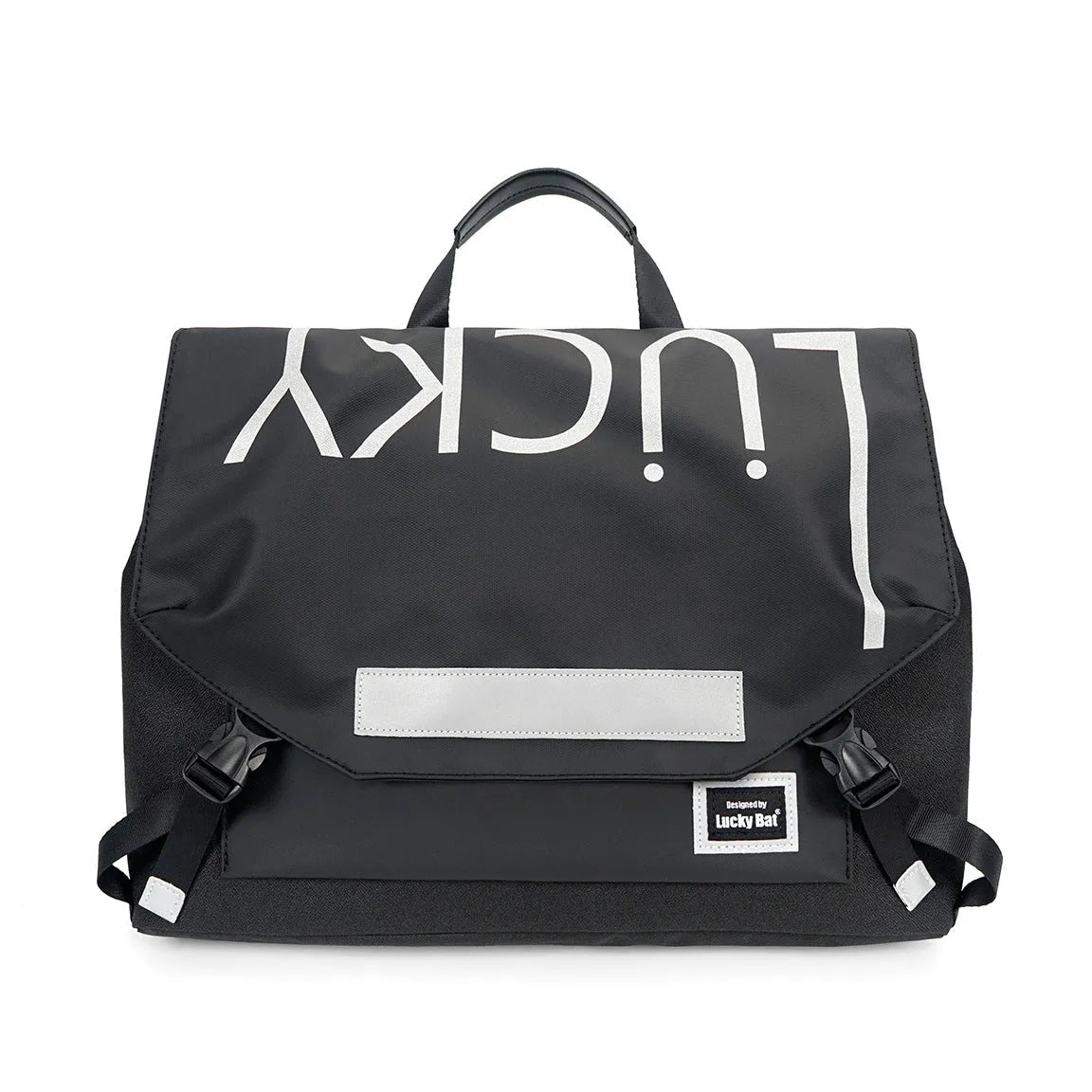 Oxford cloth laptop bag with letter pattern, two size options, water-resistant design for tablets and gaming notebooks