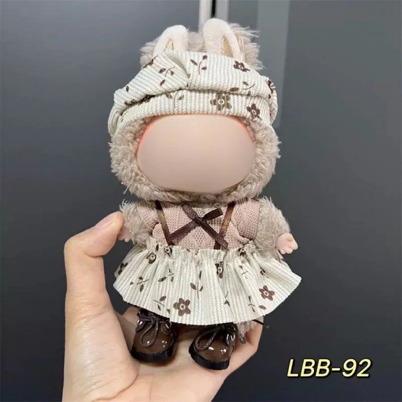 17cm plastic clothing for vinyl figurines with multiple style options