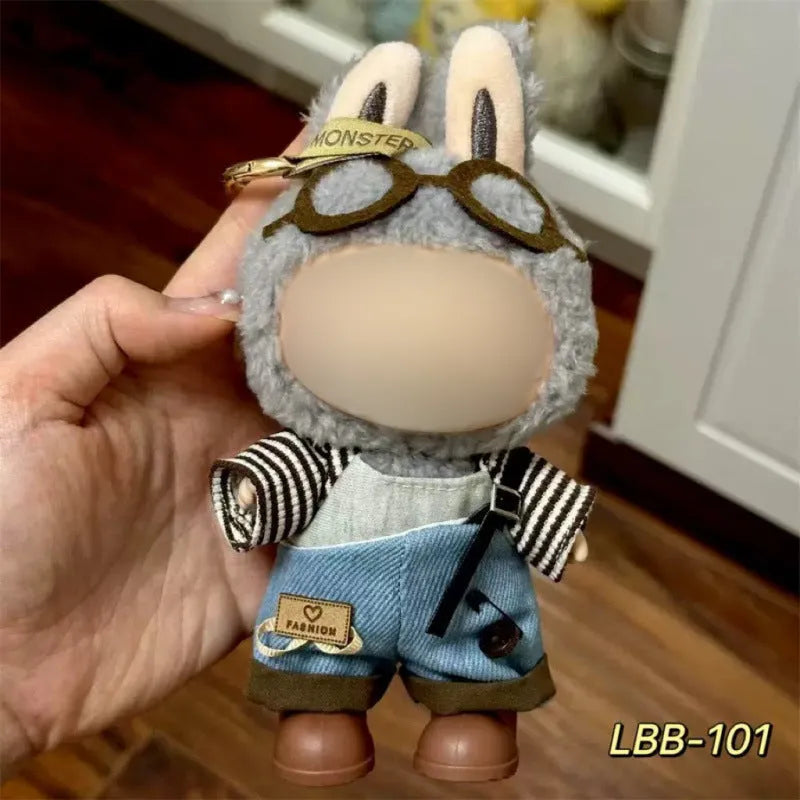 17cm plastic clothing for vinyl figurines with multiple style options
