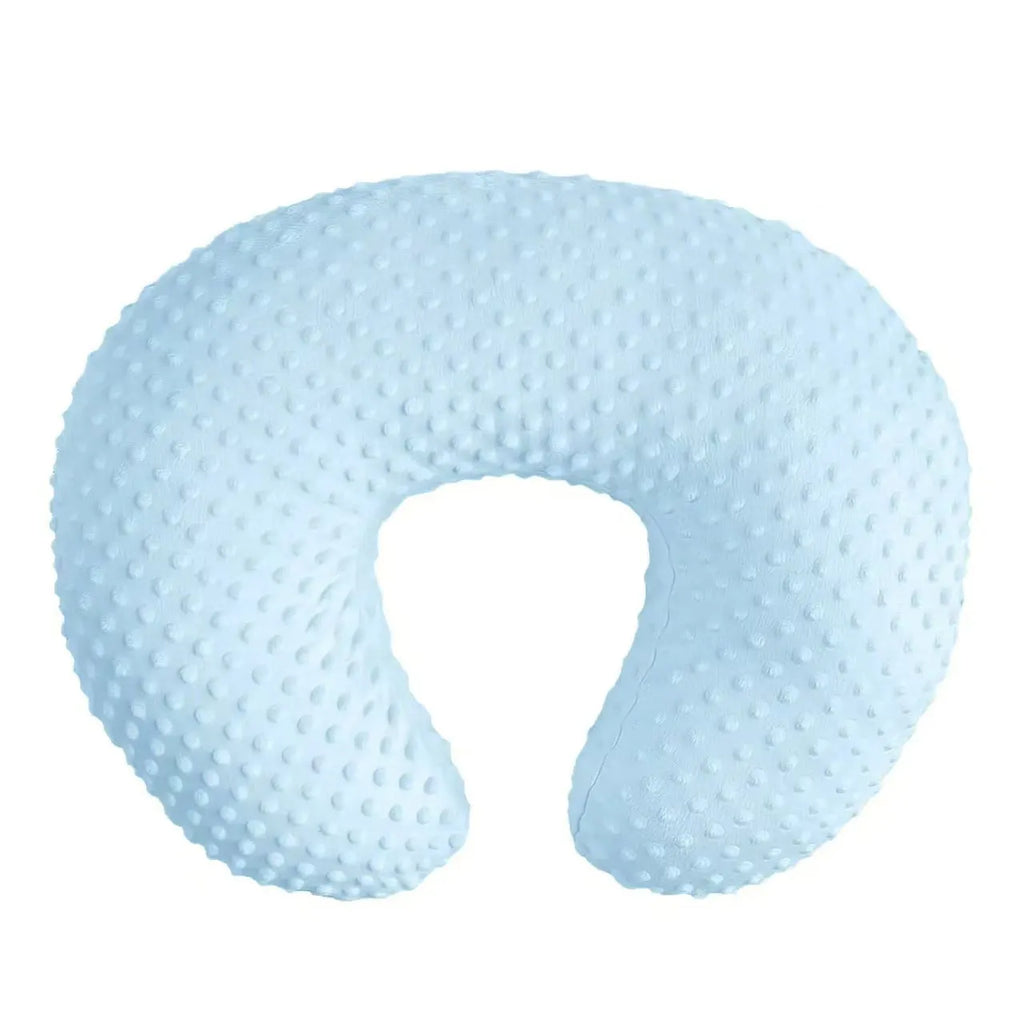 Multifunctional nursing pillow with milk spill prevention in four colour options