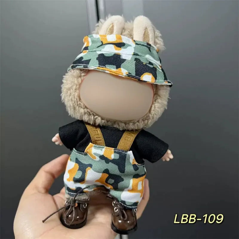 17cm plastic clothing for vinyl figurines with multiple style options