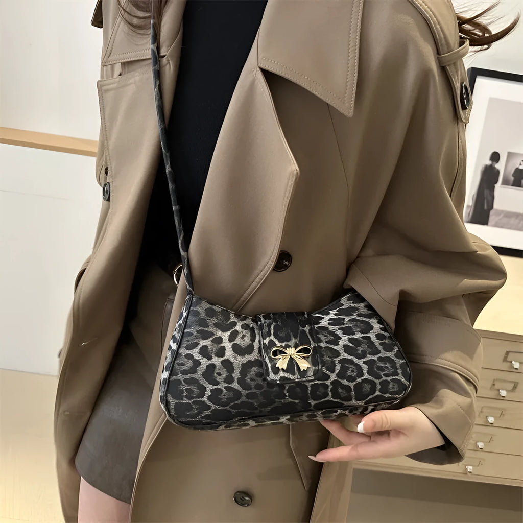 Large casual PU leather shoulder bag with sandwich pocket in black, brown, coffee or khaki