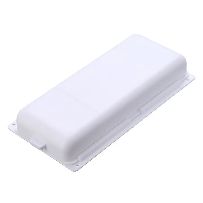Plastic under table storage box with covered design and internal grid compartments