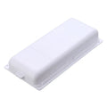 Plastic under table storage box with covered design and internal grid compartments