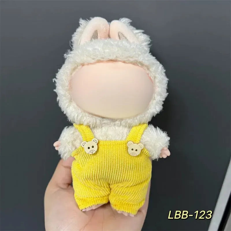 17cm plastic clothing for vinyl figurines with multiple style options