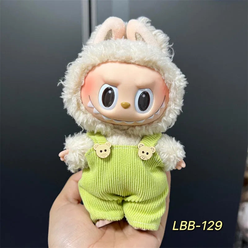 17cm plastic clothing for vinyl figurines with multiple style options