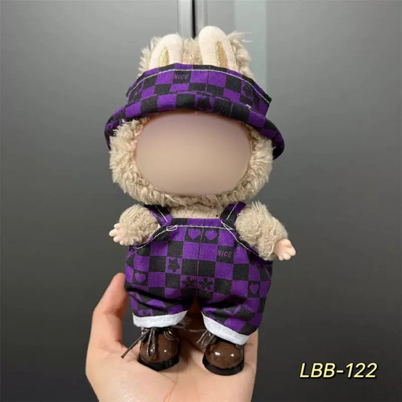 17cm plastic clothing for vinyl figurines with multiple style options