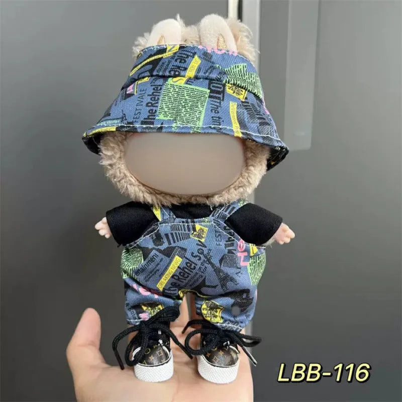 17cm plastic clothing for vinyl figurines with multiple style options