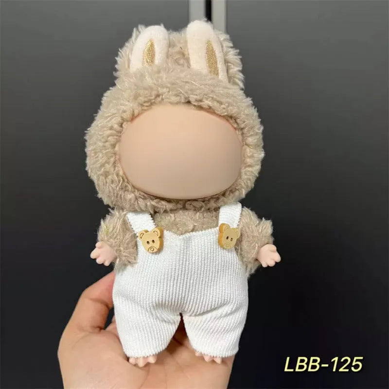 17cm plastic clothing for vinyl figurines with multiple style options