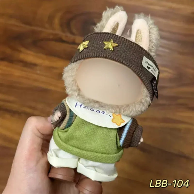 17cm plastic clothing for vinyl figurines with multiple style options