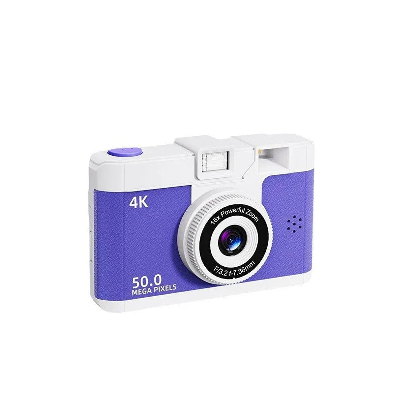 Children's camera with automatic printing, ultra HD video, LCD screen, 104 x 66 x 24 mm, six colours