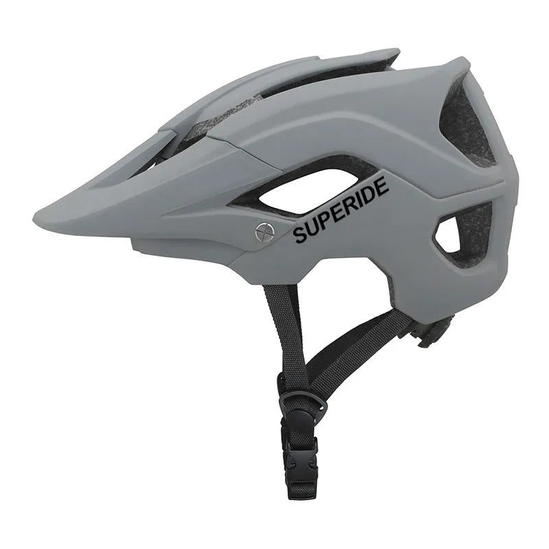 Ultra-light mountain bike helmet in camouflage colour with integrated PC shell, size M or L