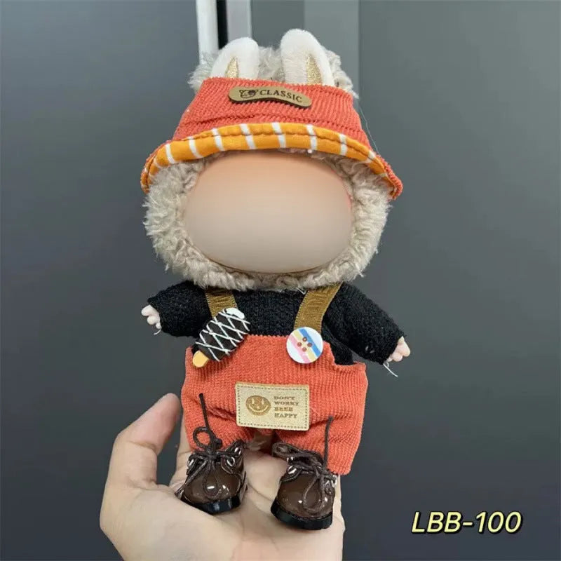 17cm plastic clothing for vinyl figurines with multiple style options