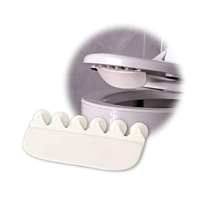 White PVC toilet urine blocking board for children's potty training splash prevention