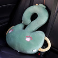 Square 65cm cartoon animal design cushion with soft PP cotton filling, shown in capybara print.