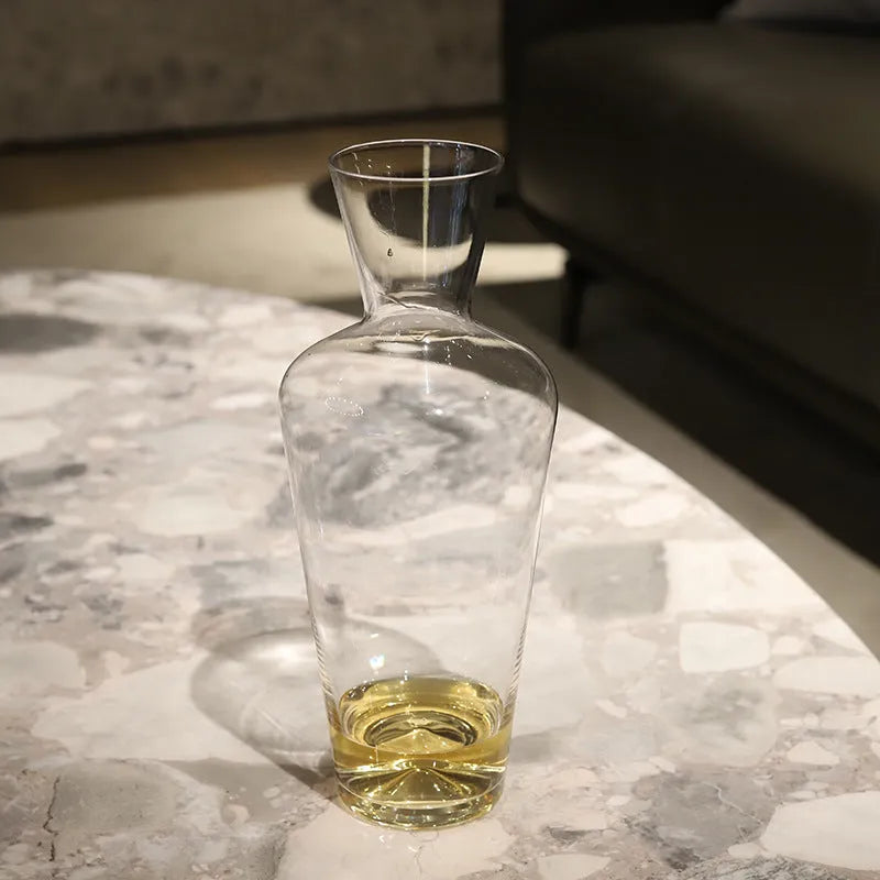 Crystal wine decanter with divider, solid colour, available in 1450ml, 1600ml, 820ml, and 1900ml capacities