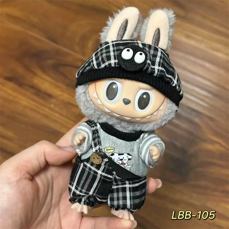 17cm plastic clothing for vinyl figurines with multiple style options