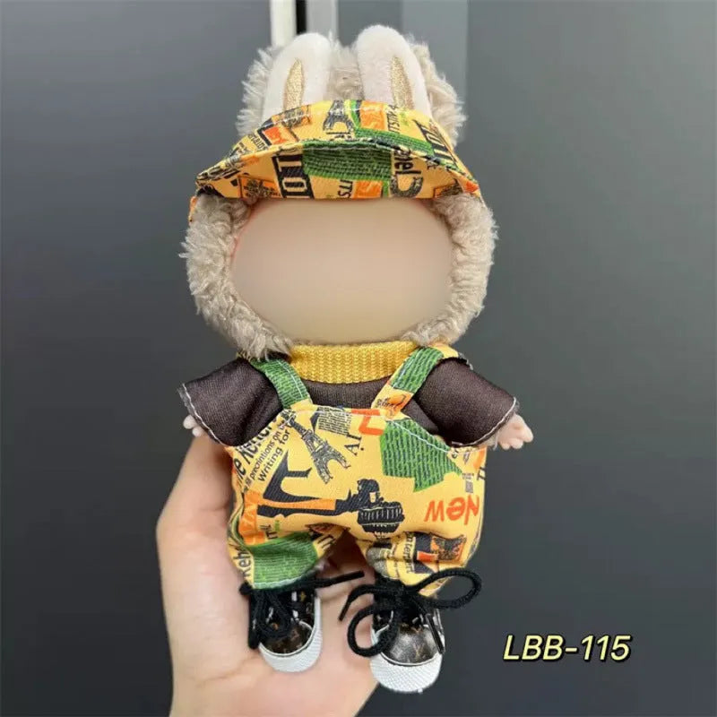 17cm plastic clothing for vinyl figurines with multiple style options