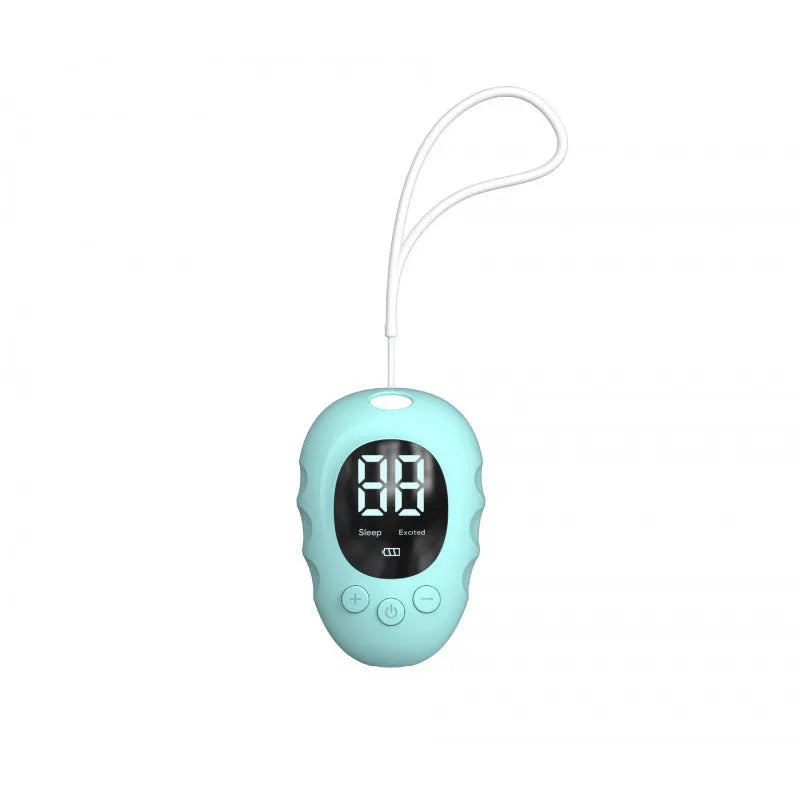 Silicone sleep aid hand grip device in choice of white, black, or green colour.