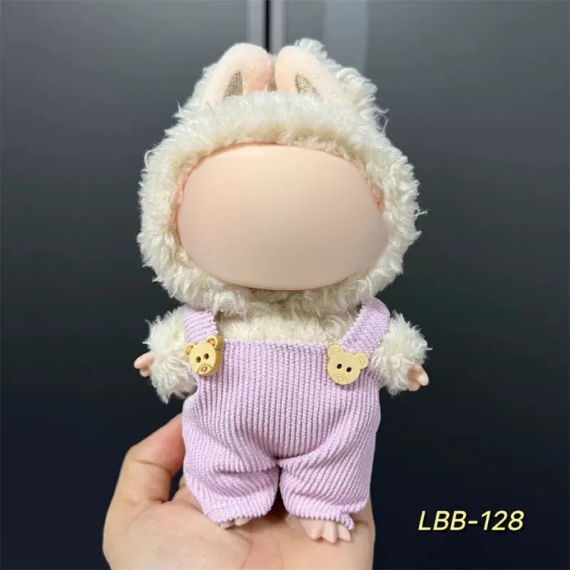 17cm plastic clothing for vinyl figurines with multiple style options