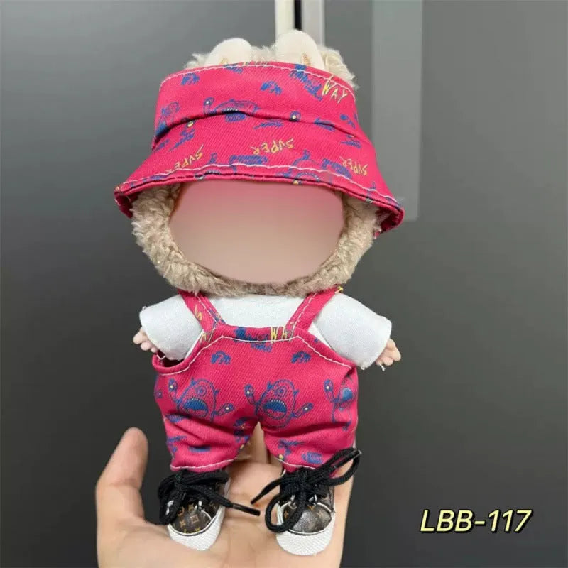 17cm plastic clothing for vinyl figurines with multiple style options
