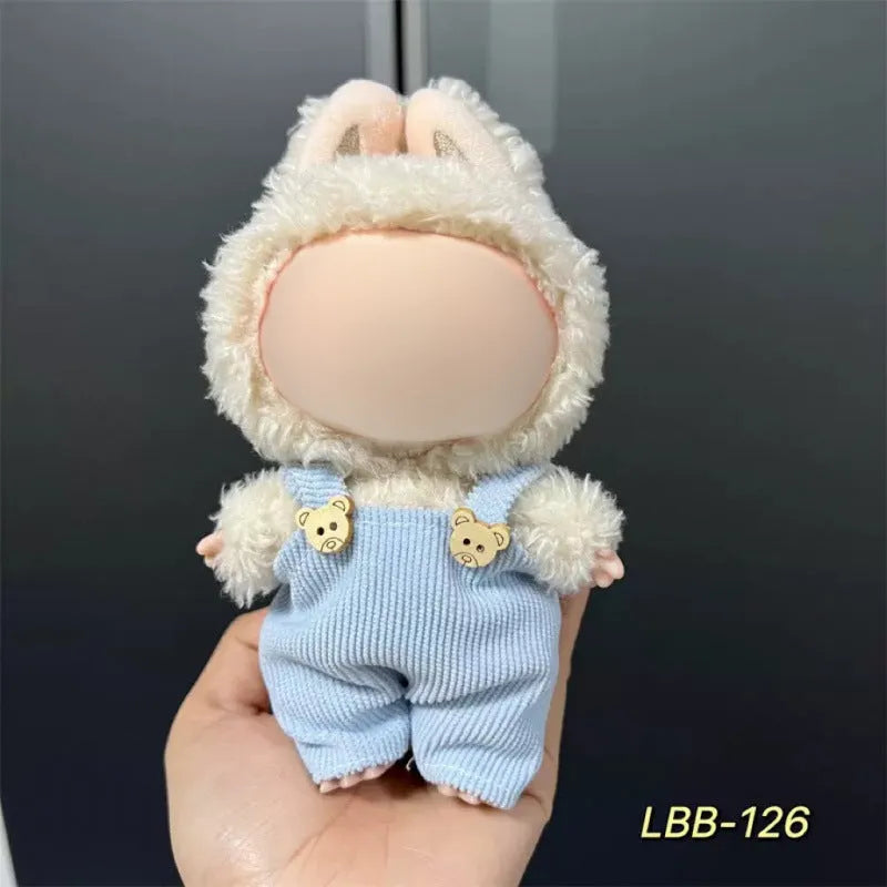 17cm plastic clothing for vinyl figurines with multiple style options