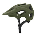 Ultra-light mountain bike helmet in camouflage colour with integrated PC shell, size M or L