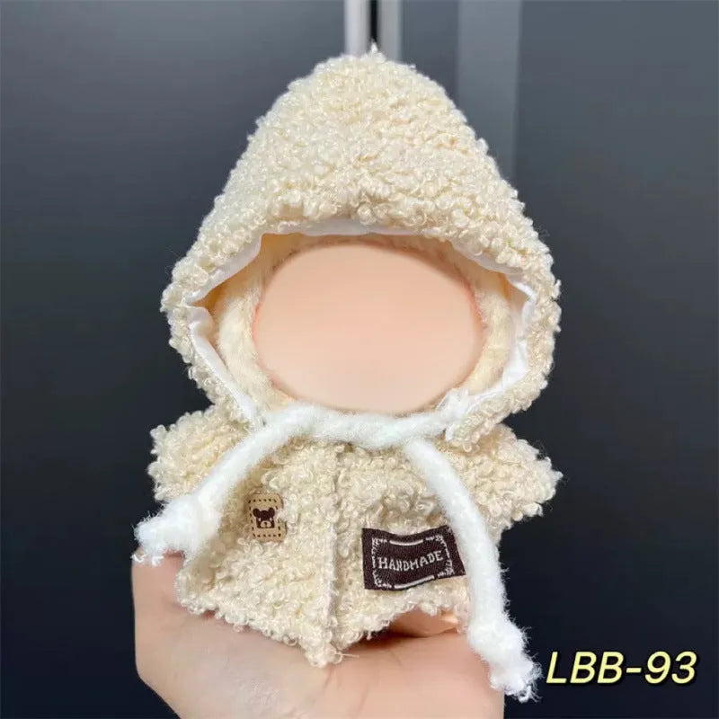 17cm plastic clothing for vinyl figurines with multiple style options