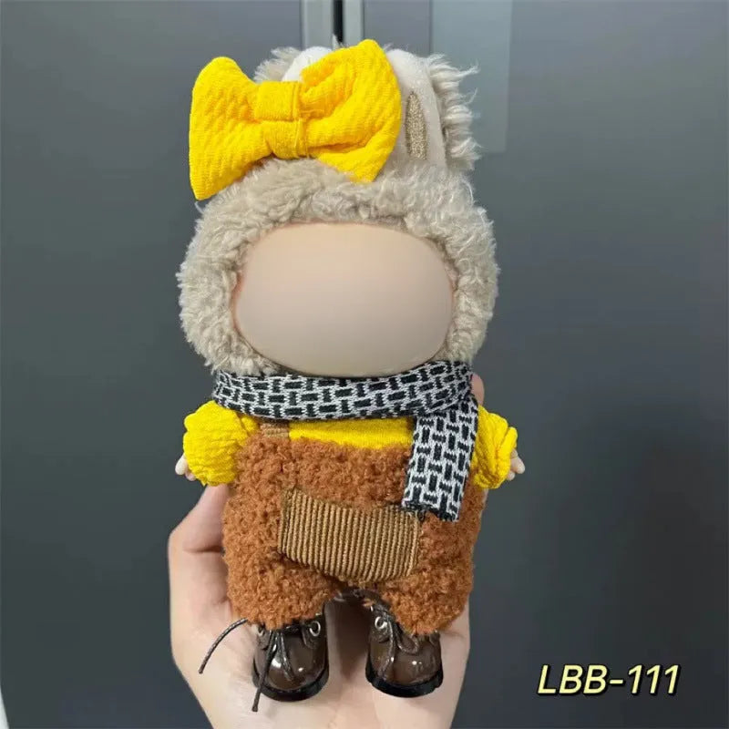 17cm plastic clothing for vinyl figurines with multiple style options