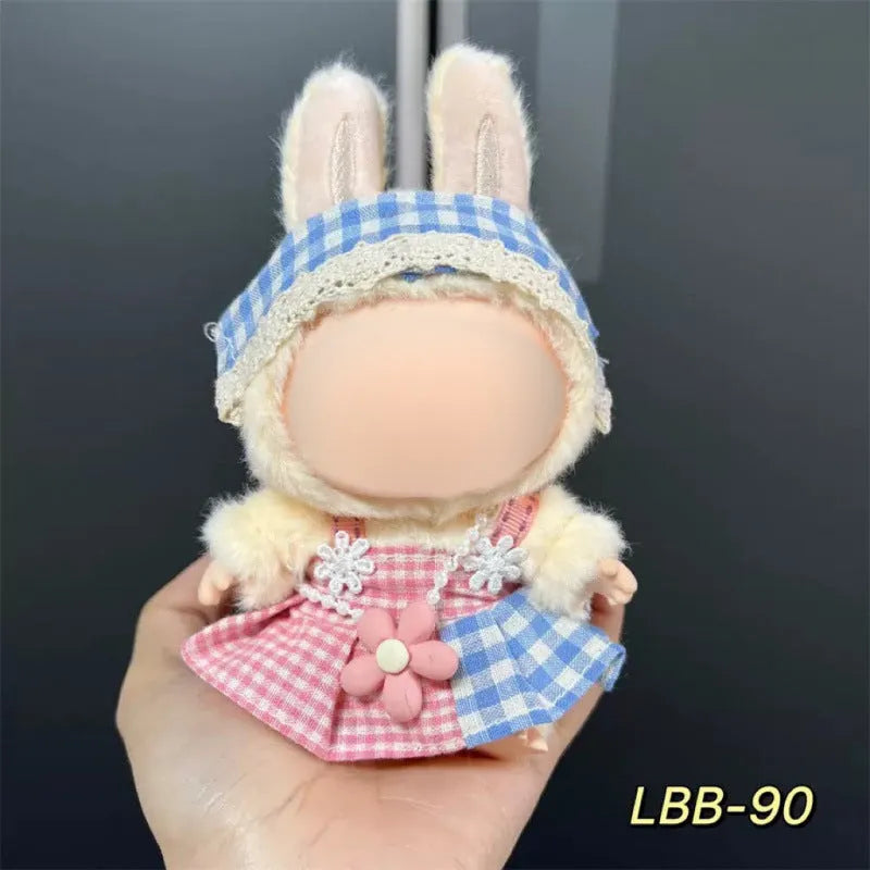 17cm plastic clothing for vinyl figurines with multiple style options